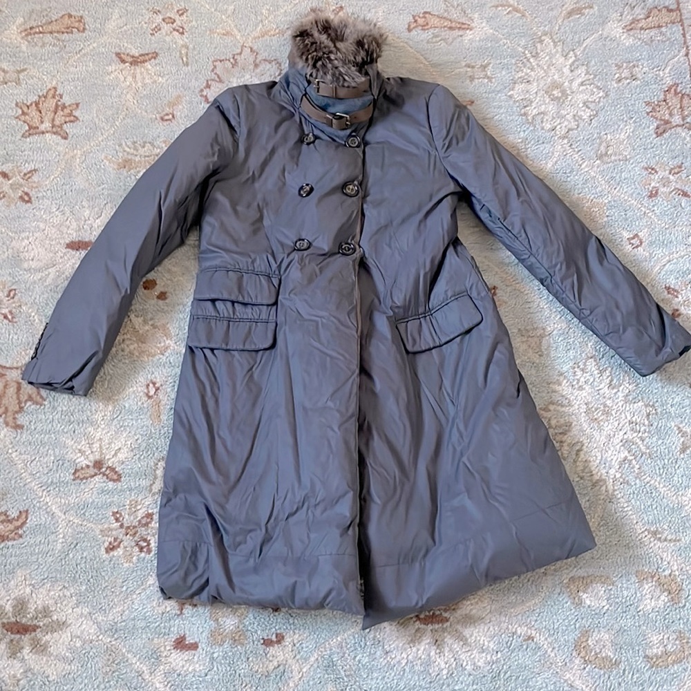 EUC Brunello Cucinelli puffer coat with removable Fox fur trim